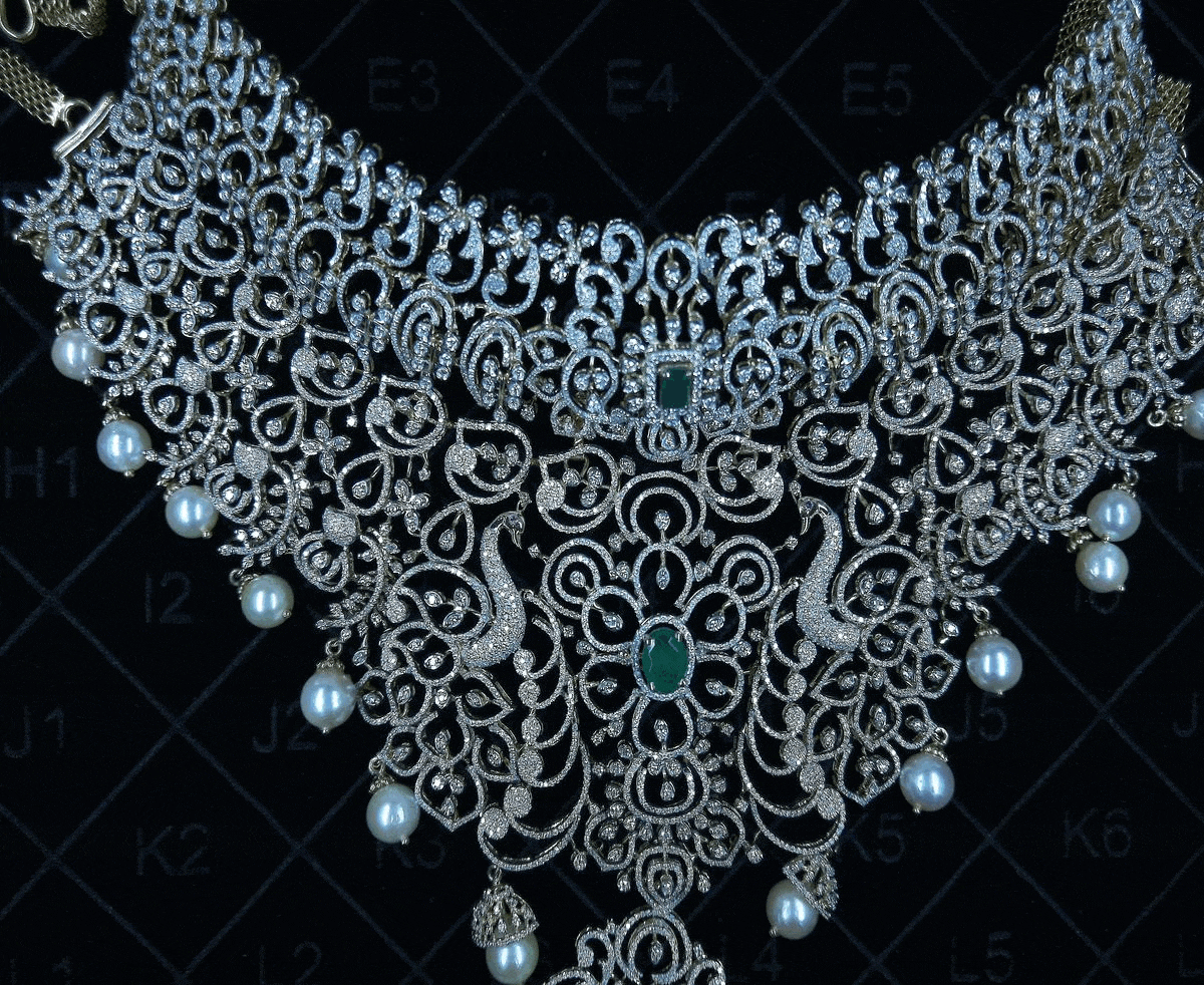 Lab Grown (CVD/HPHT) Diamond Detection machine Image of jewellery captured by Trusure series that shows 4K Resolution.